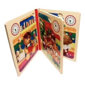 ahşap kitap puzzle