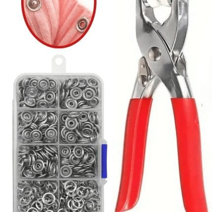 9.5 Mm Metal Çıt Çıt El Pensesi Seti ve Saklama Kutusu