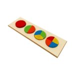 Ahşap Daire Geometrik Şekillerle Öğrenme Eğitici Oyunu - Görsel 4