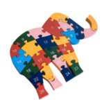 Ahşap Puzzle Fil - Görsel 2