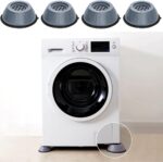 Titreşim Önleyici Çamaşır Makinesi Ayağı 4lü Set | Gürültü Azaltıcı Kaymaz Ped