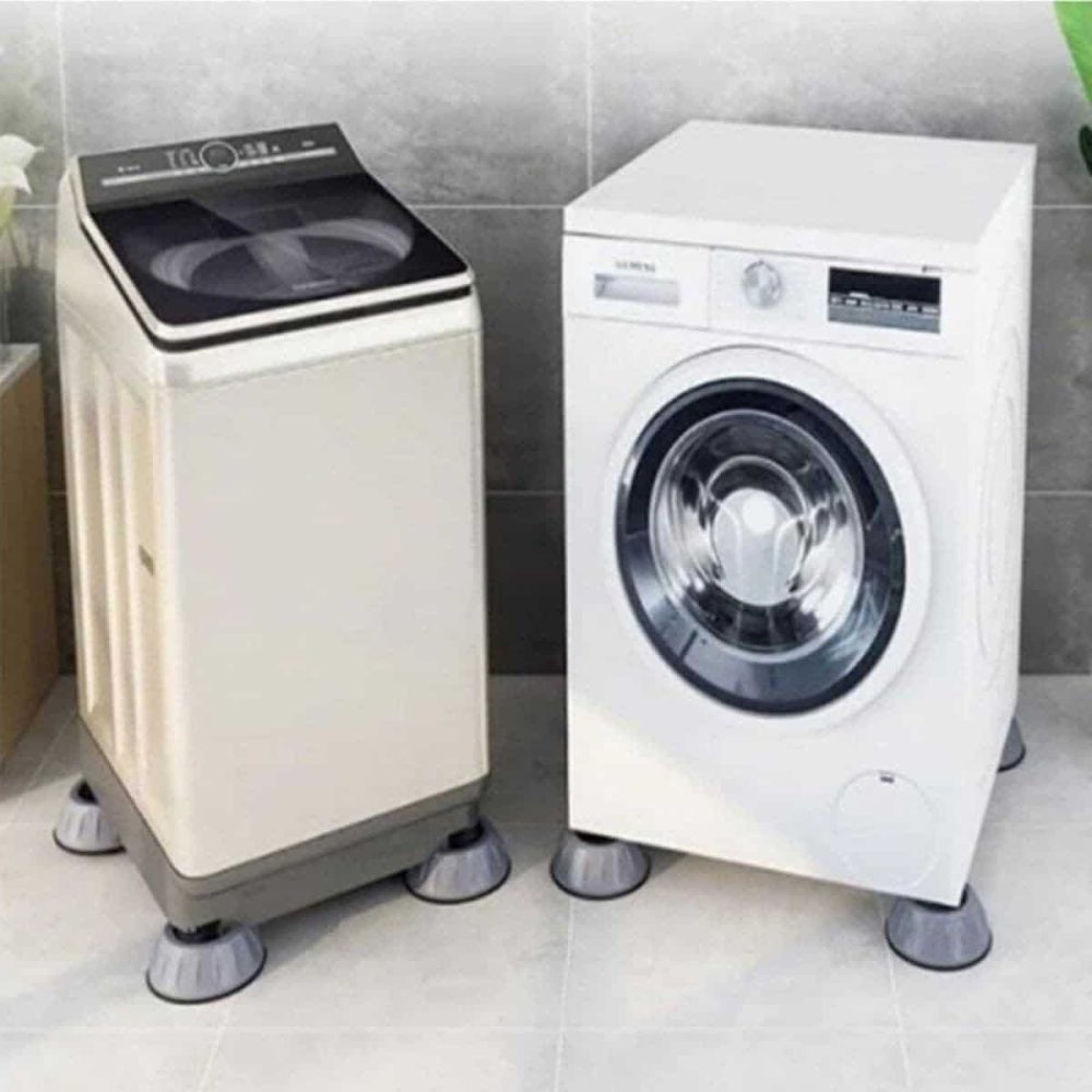 Titreşim Önleyici Çamaşır Makinesi Ayağı 4lü Set | Gürültü Azaltıcı Kaymaz Ped