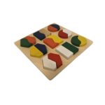 Geometrik Şekiller İki Parça Puzzle - Görsel 2