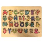 Türkçe harfler ahşap puzzle