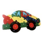 araba şeklinde sayılar puzzle