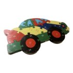 araba şeklinde sayılar puzzle