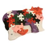 inek şeklinde sayılar puzzle