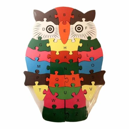 baykuş şeklinde sayılar puzzle