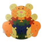 Harfleri ve Sayıları Öğreniyorum Eğitici Minik Ayı Puzzle