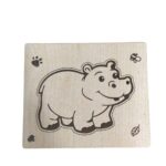 Hipopotam Macerası Boyutları Keşfediyorum Puzzle Oyunu