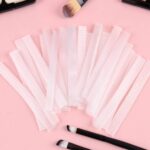 Makyaj Far Allık Kontür Eyeliner Fırça Malzemeleri Ürünleri Koruyucu File Kapak Örgü Kılıf Set 20li - Görsel 6