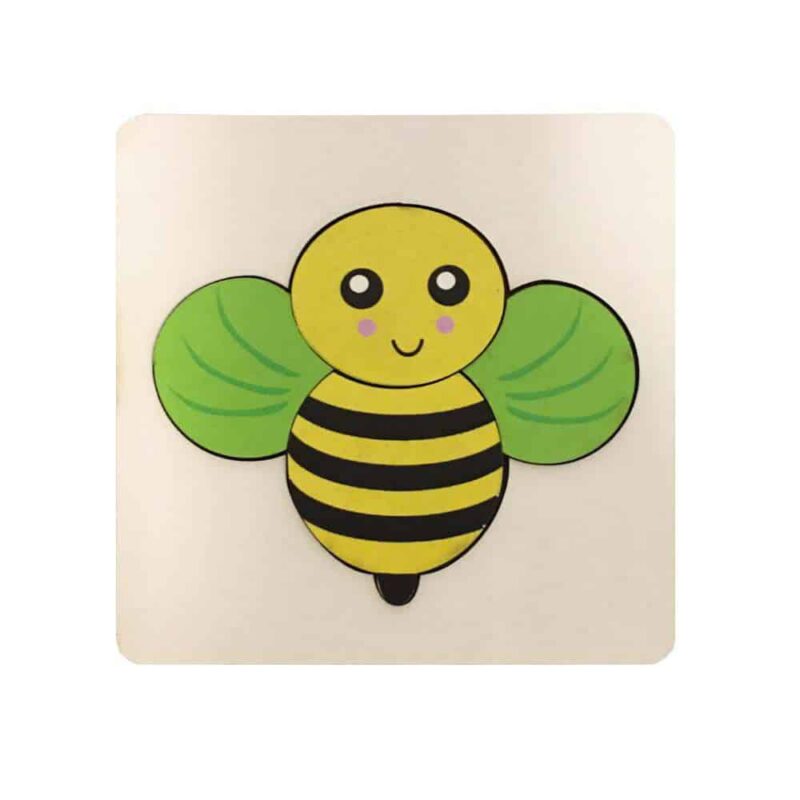 Mini Ahşap Arı Puzzle