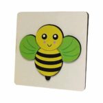 Mini Ahşap Arı Puzzle - Görsel 2
