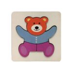 Mini Ahşap Ayı Puzzle