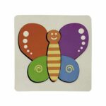 Mini Ahşap Kelebek Puzzle