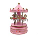 Pembe Atlı Karınca Müzik Kutusu