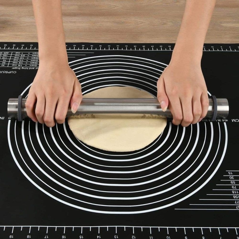 Silikon Çok Amaçlı Geniş Hamur Matı Hamur Açma Matı 40 * 50 cm