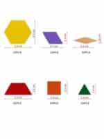 Ahşap 125 Parça Renkli Blok Tangram Puzzle Seti - Eğitici ve Eğlenceli Oyun - Görsel 2