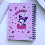 Kuromi'nin Sihirli Dünyası Planner Defteri - Pembe ve Eğlenceli Günlük Planlama Defteri ve 5 Sayfa Sticker Seti - Görsel 2