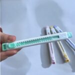 Maket Bıçağı Şeklinde Silgi - Pastel Renkli Eğlenceli ve Kullanışlı Tasarımlı Silgi - Görsel 2