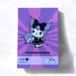 Mor-Pembe Kuromi Sticker Albümü Kuromi Gotik Sticker Defteri - Mor ve Pembe Çizgi Karakter Koleksiyonu - Görsel 2