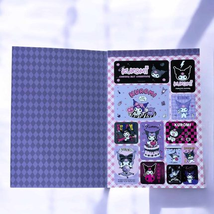 Kuromi Tarot ve Fal Temalı Sticker Albümü Kuromi Sticker Defteri Albümü – Mistik Fal ve Tarot Koleksiyonu