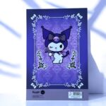 Lüks Gotik Kuromi Sticker Albümü Kuromi Sticker Defteri - Gotik Tarz ve Gül Motifleri - Görsel 3