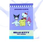Mor Kapak Hello Kitty Sticker Albümü Hello Kitty ve Dostları Sticker Defteri - Arkadaşlık Temalı Koleksiyon