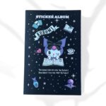 Gotik Siyah Kuromi Sticker Albümü Kuromi Karanlık Mistik Sticker Defteri - Fal ve Sihir Temalı Koleksiyon