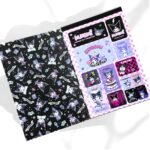 Gotik Siyah Kuromi Sticker Albümü Kuromi Karanlık Mistik Sticker Defteri - Fal ve Sihir Temalı Koleksiyon - Görsel 2