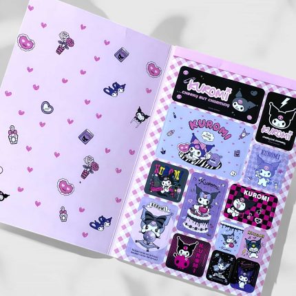 Kuromi & Sanrio Kawaii Sticker Albümü – Kuromi