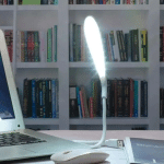 Bakgelal USB Bağlantılı 3 Kademeli Dokunmatik Esnek Masa ve Okuma Lambası 14 Ledli