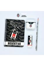 Beşiktaş Lisanslı Defter Kalem Seti , BJK Taraftar Okul ve Ofis Kırtasiye Paketi