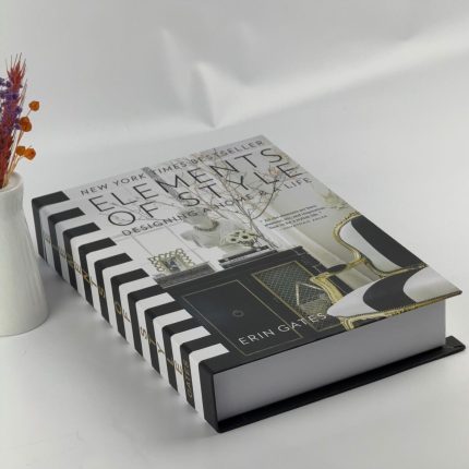 Kitap Görünümlü Dekoratif Kutu elements of style yatay