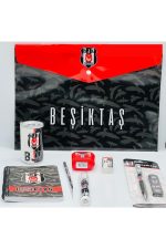 Beşiktaş Lisanslı Kırtasiye Seti | BJK Kara Kartal Okul Seti, Beşiktaş Okula Dönüş Siyah Beyaz Set - Görsel 2