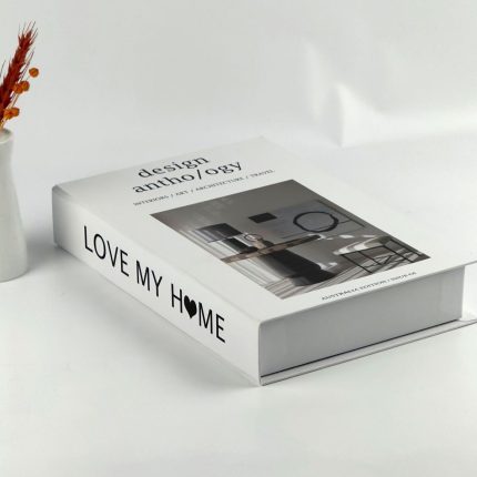 Kitap Görünümlü Dekoratif Kutu love my home yatay