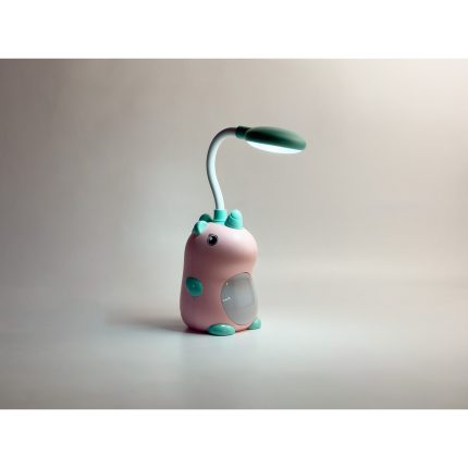 Turkuaz Sevimli Dinozor LED Masa Lambası