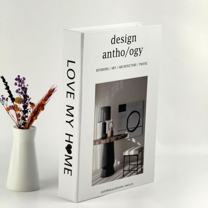 Kitap Görünümlü Dekoratif Kutu love my home dikey
