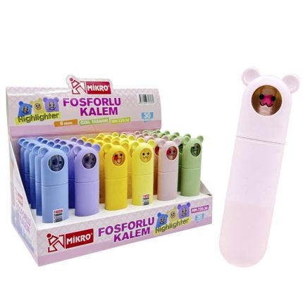 Pastel Renk Fosforlu Kalemler