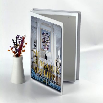Kitap Görünümlü Dekoratif Kutu Design is love kapak açık