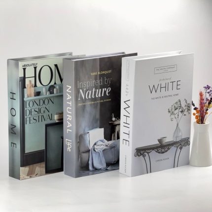 Kitap Görünümlü Dekoratif Kutular 3lü set