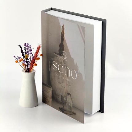 Kitap Görünümlü Dekoratif Kutu Soho kapak açık 2