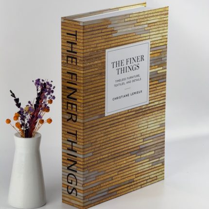 Kitap Görünümlü Dekoratif Kutu The finer things ve vazo