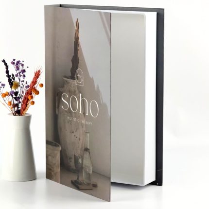 Kitap Görünümlü Dekoratif Kutu Soho kapak açık