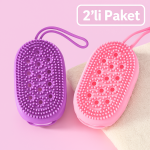 Sabun Hazneli banyo kesesi ve masaj lifi ikili paket