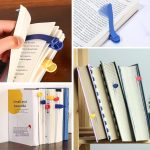 Renkli Kitap ayıracı ve kitaplar