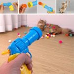 top atan kedi oyuncak tabancası