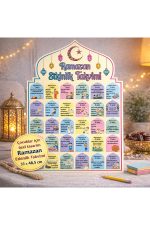 Ramazan etkinlik takvimi