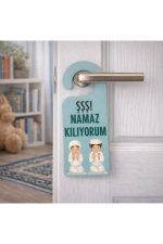 Namaz kılıyorum kapı kolu askısı