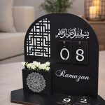 Ramazan gün sayacı masaüstü dekor
